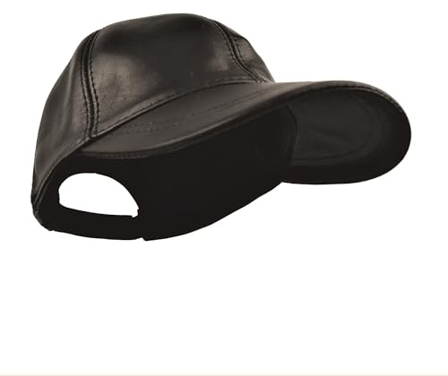 Zerimar Gorra de piel auténtica|estilo Jocker unisex | elegante y resistente de cuero para hombre y mujer|Ideal para todas las estaciones Color Marron