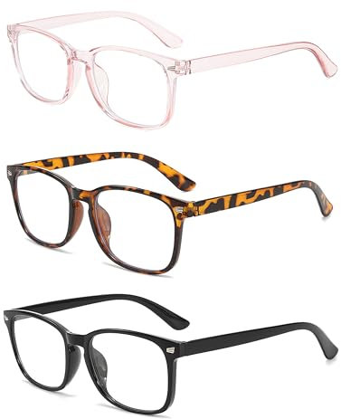 FZSECRIU 3 paires lunette，lunettes，lunette transparente homme，lunette de vue femme，lunette de repos，lunette femme，lunettes de vue femme，monture lunettes de vue femme