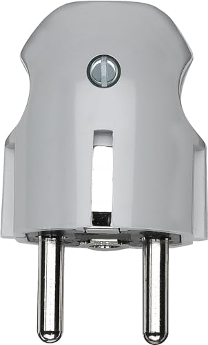 Merten 123363 SCHUKO-Stecker (DE, FR, BE), grau