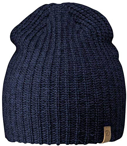 Fjällräven Unisex Övik Melange Beanie, Navy, Einheitsgröße EU