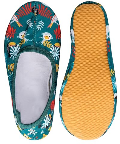 Siegertreppchen® Scarpe da Ginnastica Artistica 29 Motivo Giungla - Scarpe da Ballo per Ragazze, Ragazzi e Adulti