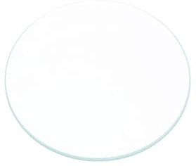 Kozelo 6Stk Uhr Kristallglas - [18mm] Rund Flach Uhrengläser Ersatz für Zifferblatt Verwendung Klar