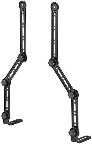 IMtKotW Universal Soundbar Halterung zur Montage unter oder über dem TV, passend für die meisten Soundbars bis 15 kg, für max. 90'' TV, Soundbar Halterung am TV ohne Bohrer