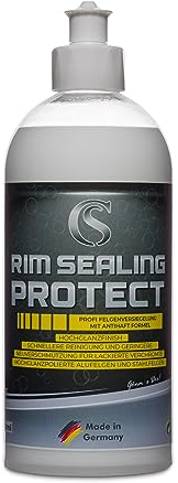 Car Sense Rim Sealing Protect [250ml] Felgen-Versiegelung mit PTFE-Technologie | Hitzebeständig und langanhaltend | Schutz vor Bremsstaub, Schmutz, Wasser und Salz | Hochglanzfinish