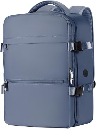 WOUIYO Zaino Ryanair 40x30x20 Bagaglio a Mano 40x30x20 Zaino per Ryanair Wizz Air Zaino da Viaggio Aereo 24L Borse da Cabina Aereo Approvato per il volo Rucksack Valigia Zaini