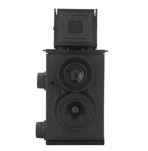 Helilyco per fotocamera reflex classica da 35 mm, fotocamera portatile in stile vintage con compatibilità pellicola 35 mm/135, per design compatto (8 x 7 x 12 cm), materiale ABS, nero