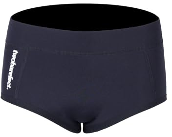 Two Bare Feet Women’s 1.5mm Neoprene Bikini Bottoms – Thermal Wetsuit Swim Shorts for Surfing, Open Water Swimming & Watersports