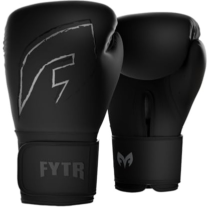 FYTR Phantom boxningshandskar för män och kvinnor, matt finish Pro syntetiskt läder träningshandskar för Muay Thai, kickboxning, sparring & punch bag träning, säkert handledsstöd – 10 oz, 14 oz