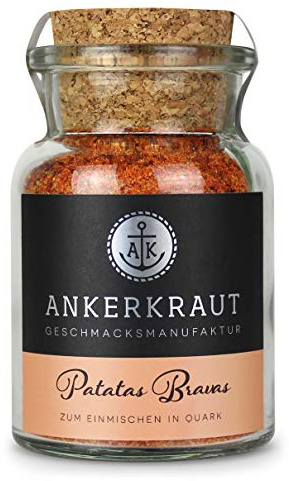 Ankerkraut Patatas Bravas, Gewürzmischung für spanische Kartoffelwürfel, 90g im Korkenglas