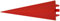 GURU SHOP Ersatz- Zacken für Melchior, Rot, Kunststoff, Farbe: Rot, 21,5x6,5x6,5 cm, Weihnachtsstern, Adventsstern