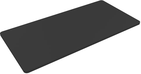 FLEXISPOT Whole Piece 48x30 Desktop 1 Thickness Height Adjustable Desk Rectangular Tabletop Black Board (48INCH Black Top)