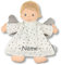Sterntaler Schutzengel individuell Bestickt mit Name, Weiches Schnuffeltuch ab 0 Jahre, Schmusetuch für Babys, Jungen und Mädchen, Kuscheltuch waschbar