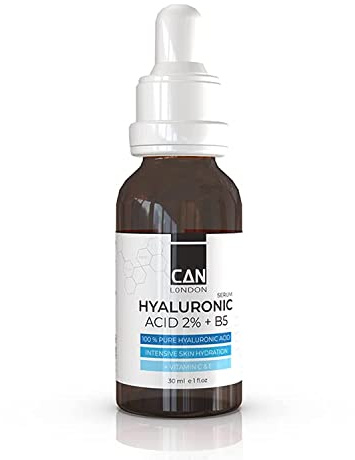 ican london Pure Hyaluronic Acid + B5 serum for face Dark sport correction, Anti-aging, fine line & wrinkles With vitamin C & E 30ml