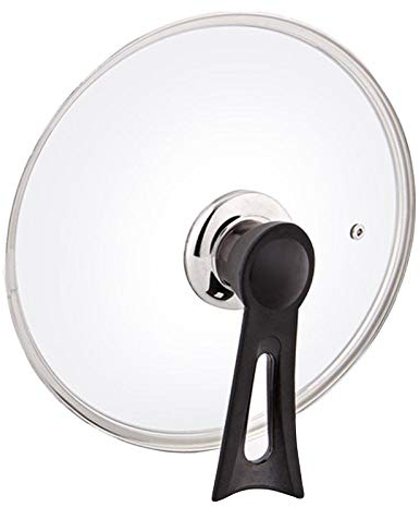 Pannlock Byte av pannlock Transparent glaskastrulllock för att passa alla sås- och stekersättningslock (20 cm)