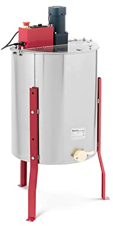 Wiesenfield WIE-BK-60 Honigschleuder diagonal elektrisch 4 Waben Honigschleuder Honigschleuder Edelstahl Honigschleuder Honigschleuder elektrisch