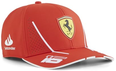 PUMA Scuderia Ferrari 2024 Charles Leclerc Kappe Brennt rot Einheitsgröße