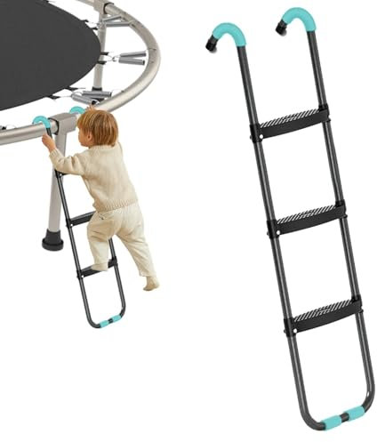 Escalier de trampoline – Échelle de trampoline universelle à 2 marches / 3 marches larges | Accessoires de trampoline pour enfants