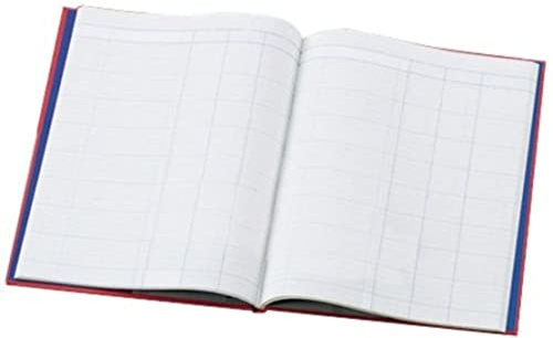 Cathedral - Accts Book 12 Cash Columns - Red - 69/12.1