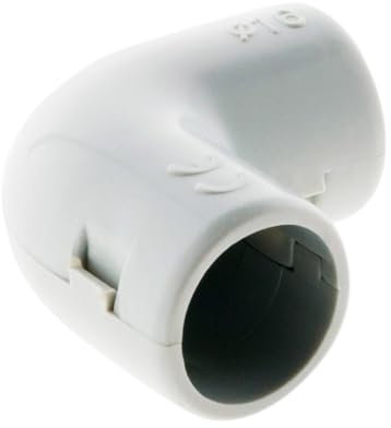 Zenitech - Set Di 10 Angolari IRL Ø16mm - Accessori Per Condotti/Tubi Rigidi PVC - Ideale Per Installazione Elettrica - Resistente E Durevole - Grigio - Ø16mm
