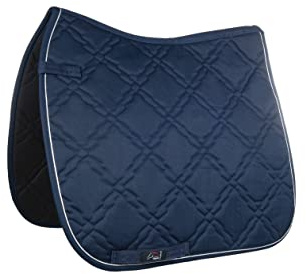 HKM 4057052151910 -Bologna-6900 Tapis de Selle Polyvalent Bleu foncé