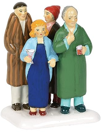 Department 56 Snow Village National Lampoon's Christmas Vacation Accessories Freezing Our Baguettes Off Figurine, 3.25 Inch, Multicolor