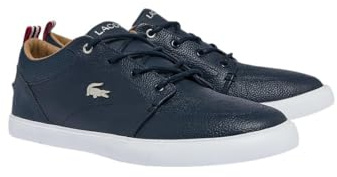 Lacoste Men's Bayliss Sneaker, Navy/White, 8 Medium US