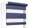 Fenster DEKOR - Rollos für Fenster Marineblau - Klemmfix Rollo ohne Bohren 120 x 50 cm - Doppelrollo mit einer breiten Auswahl an Größen und Farben - Blickdichte Rollos, einfach zu montieren