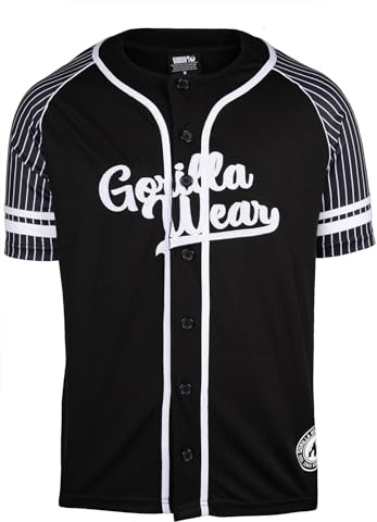 GORILLA WEAR 82 Baseball Jersey - Black - XL