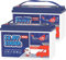 Timeusb 12V 100Ah LiFePO4 Lithium Batterie,1280Wh Lithium Akku mit 100A BMS,Max.15000 Tiefe Zyklen,1280W Ausgangsleistung Perfekter für Wohnmobil Solaranlage Boot Haushalt Off-Grid(2 Stück)