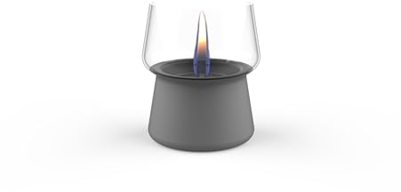 amarillys 10 dark grey sicheres tischfeuer tenderflame kein bioethanol Ø 12x13,5 cm