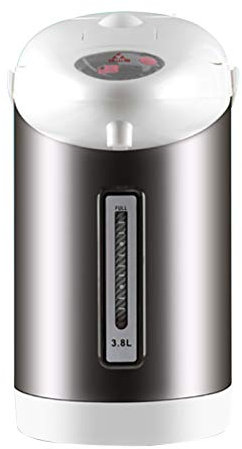 MINRS Heißwasserspender, Glühweinkocher 3L Wasserkocher Edelstahl mit Thermostat und Überhitzungsschutz Heißgetränkeautomat Heißgetränkespender Thermopot 750W für Schule, Haus, Büro, Hotel