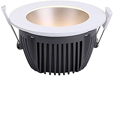 Foco de Techo LED empotrable de 10 W para Interiores, Foco direccional de Aluminio con Montaje Empotrado, Ideal para Sala de Estar, Pasillo y Cocina.