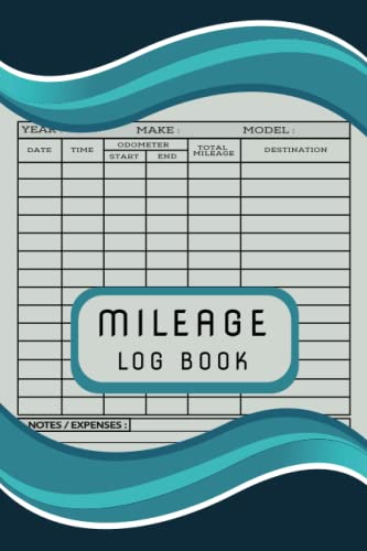 MILEAGE LOG BOOK: Simple Car Tracker for Taxes & Vehicle Expense Mileage Tracking | Record And Travel Logbook | Business Trip Miles Tracker | Mileage Log Book | Monthly Mileage Report logbook