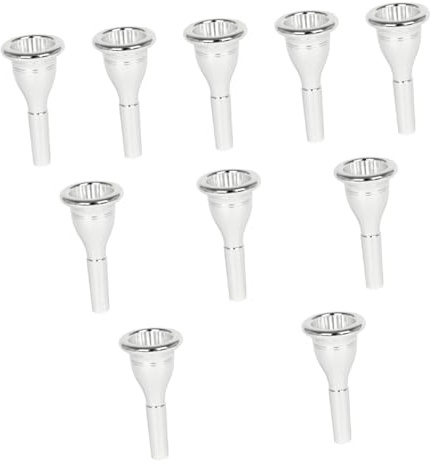 Abaodam 10 Stk Großes B-tuba Tuba-mundstücke Schüler-tuba- Tuba- Instrumentenversorgung Mellophon Männer Tuba Musikinstrumente Althorn Versilbertes Messing
