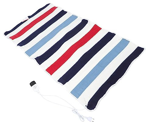 Mikinona Heizdecke Verstellbar Wärmeunterbett für Schlafzimmer und Sofa Kuschelige Heizdecke mit Sicherheitsabschaltung und Temperaturregler für Kalte Winterabende