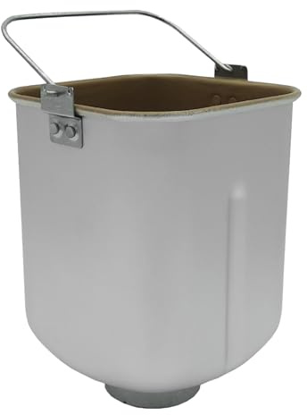 HELEVIA Macchina del Pane Che Miscela il Secchio di Pane, Macchina per Pane in Lega in Lega di Alluminio con Rivestimento Anti -bastone.