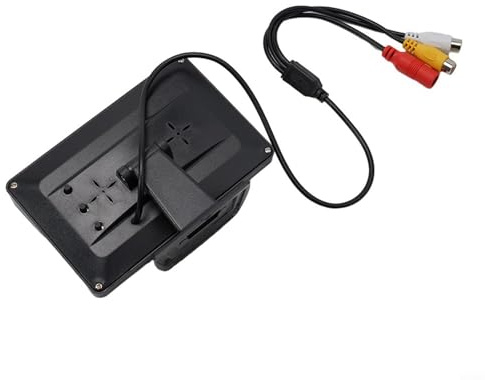 Pantalla TFT LCD de 4.3 pulgadas para coche, pantalla de cámara de marcha atrás con entrada AV, pantalla de sistema de cámara de respaldo para ayuda de seguridad del vehículo, kit de asistencia de