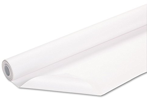 Fadeless Bulletin Board Paper, Fade-Resistant Paper for Classroom Decor, 48” x 50’, White, 1 Roll