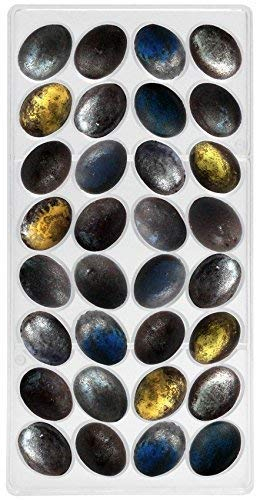 Musykrafties Moule Chocolat Ps Plastique Basique Formes - 32 cavité ovale Å“ufs