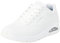 Skechers Herren UNO Stand On Air Sneaker, White Durabuck/Mesh, 41 EU