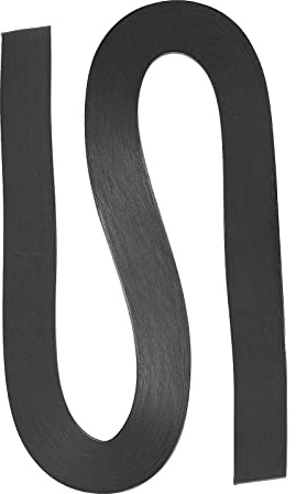 PATIKIL Quilling Strisce Carta 120pz 1/8(3mm) 54cm Origami Carta Quilling Striscia per Arte Fai-da-Te Mano Artigianato Natale Nero