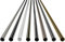 MDEKOR Rohr Stahlrohr 120 cm in Chrom Matt aus Metall für Gardinenstange Vorhangstange Ø 25 mm Metall-Rohr Schrankrohr