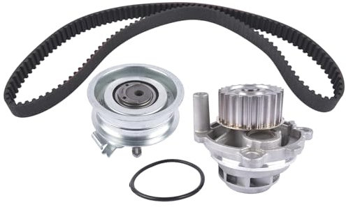 NSGMXT Zahnriemen + Rolle Wasserpumpe Kompatibel mit A4 G0lf B0ra FA-bia Super-b Le0n Ibi-za 06A109119J