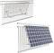 Home Trends® Soporte para central de balcón para 2 módulos solares | Ajustable 0-30 ° aluminio | Compatible con 80% barandillas de balcón | viento hasta 120 km/h seguridad