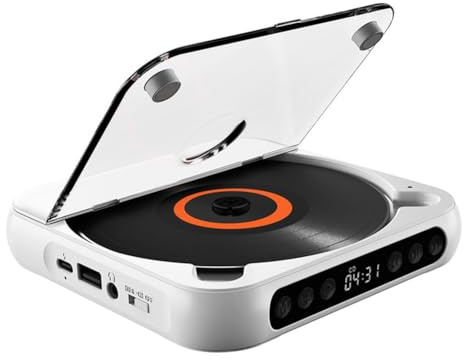 FUANA Lecteur CD portable anti-saut, parfait pour les modes de vie actifs et le plaisir de la musique