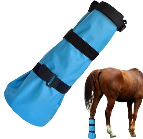 Hoof Protection Bag - EVA Padded Boots, Adjustable Straps, Durable Horse Grooming Bag, Stable, Willow, Farm Ranch | Daily Grooming and Show Prep Accessories to Protect Pf Hooves