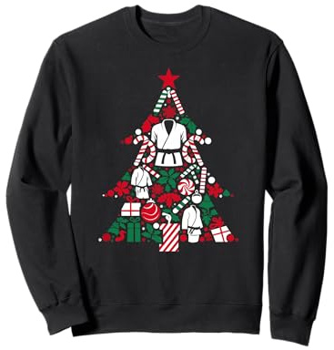 Sapin de Noël Judo karaté Arts Martiaux pour Femmes, Hommes, Enfants Sweatshirt