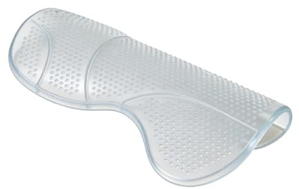 perfk Protector de Silla de Montar de Gel de Silicona, Protector de Silla de Montar para Caballos, Amortiguador, Antideslizante, Multiusos para, Blanco Transparente