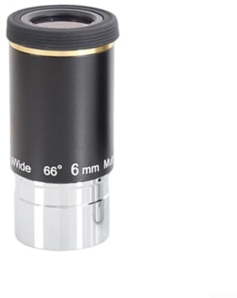 66° for ultra Wide Angle Telescope Eyepiece 6mm HD Optical Lens for Astronomy Moon Observation Body(6mm)