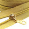 YaHoGa 9 m goldfarbenen endlos Reißverschluss Meterware goldfarbenen Band Reissverschluss 6mm-Spirale + 25 Nonlock-Zipper (goldfarbenen Band)
